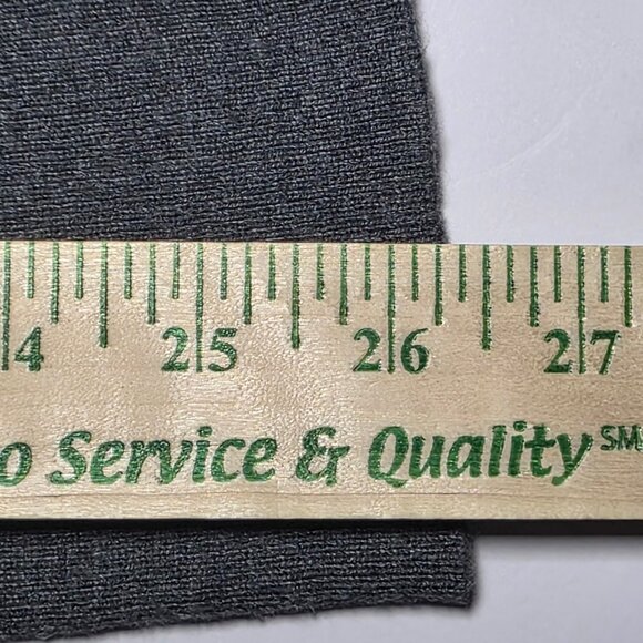 Eddie Bauer Womens Gray and White Striped Cardigan Sweater Size Large - Picture 6 of 12